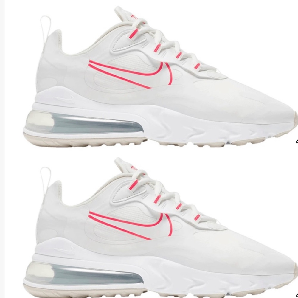 Nike Air Max 270🔴Summit white siren red athletic shoes Men’s size 10